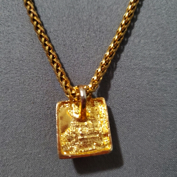 Gold Tone - Cable Chain - Necklace & Earrings Set - Item 303 - Picture 4 of 4